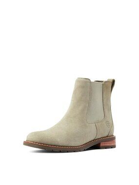 Chelsea Ankle Bootie Faux Leather Mid-Calf Block Heel Round Toe